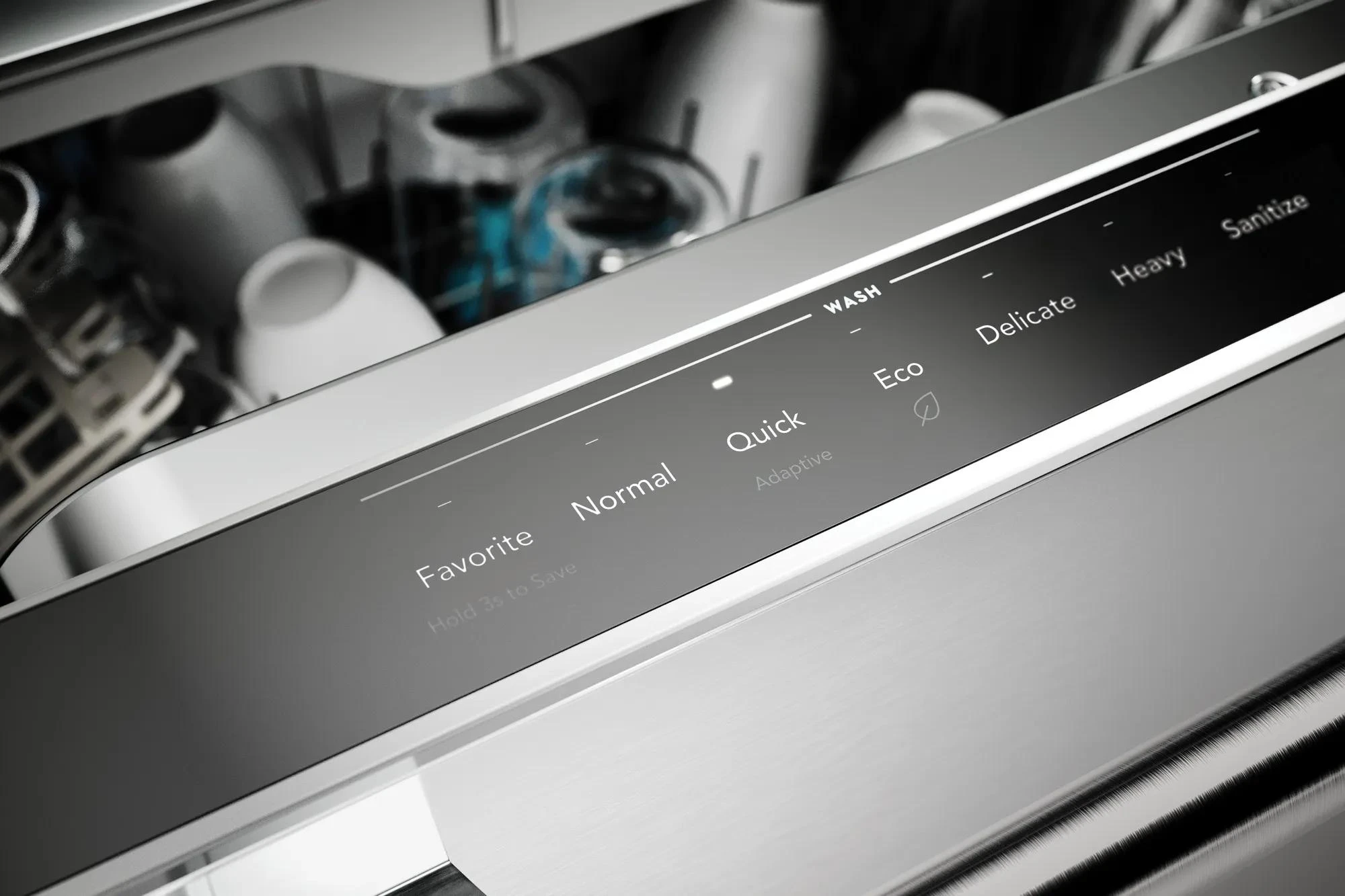 24" Stainless Steel Tub Dishwasher with CleanBoost™ and Adaptive Quick Wash GDSH4735AF