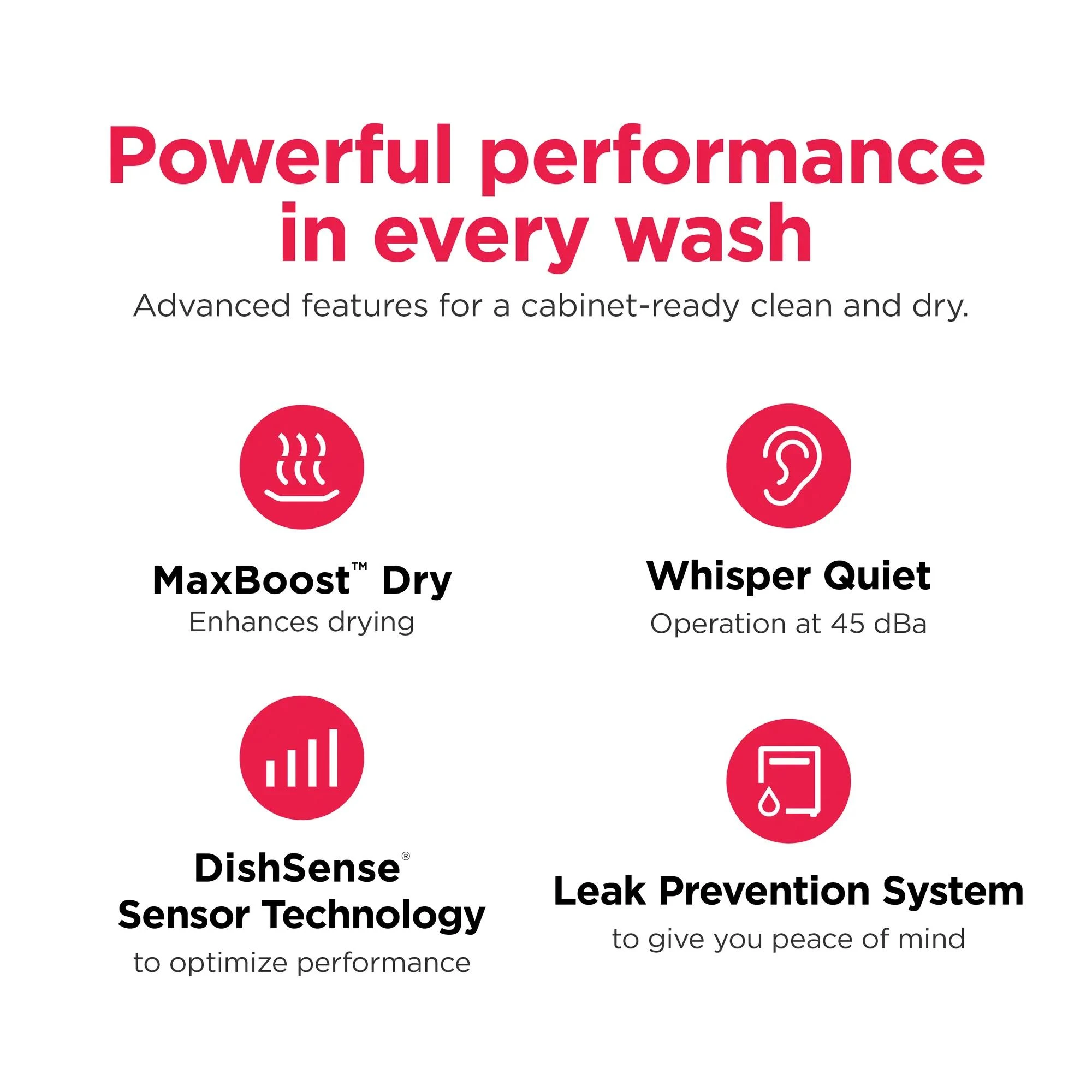24" Stainless Steel Tub Dishwasher with CleanBoost™ and Adaptive Quick Wash GDSH4735AF