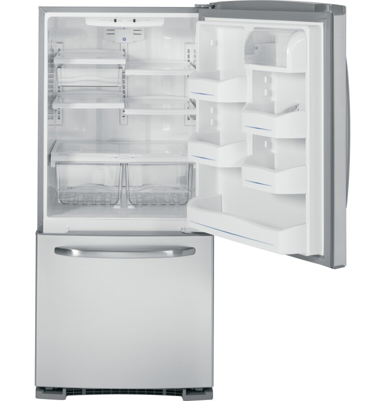 20.2 Cu. Ft. Bottom Freezer Refrigerator GDSL0KCXLS, product image 7 of 9