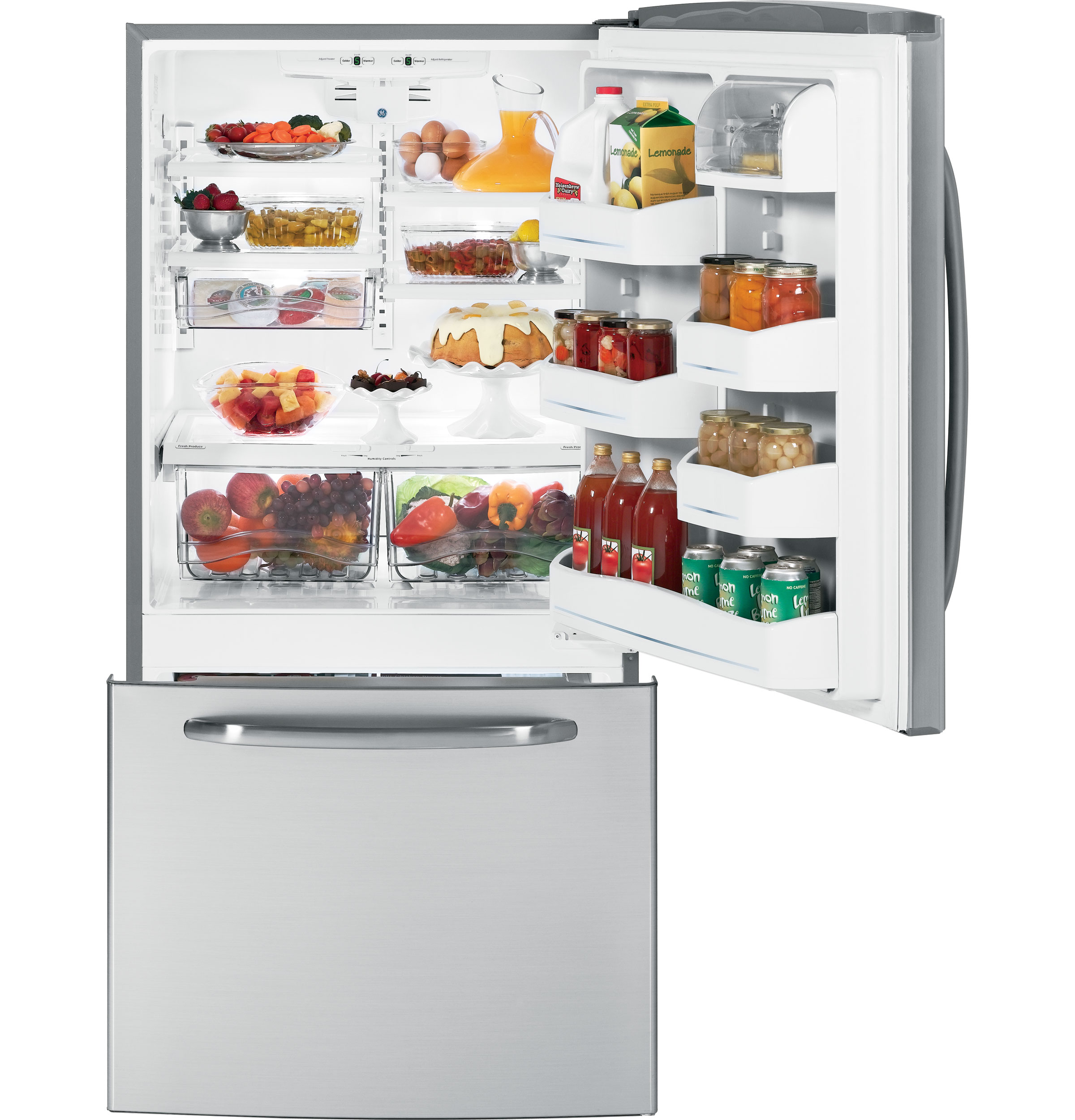 22.7 Cu. Ft. Bottom-Freezer Drawer Refrigerator GDSL3KCYLLS