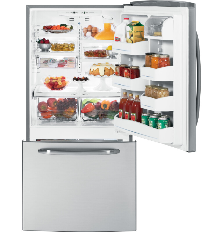 22.7 Cu. Ft. Bottom-Freezer Drawer Refrigerator GDSL3KCYRLS, product image 2 of 9