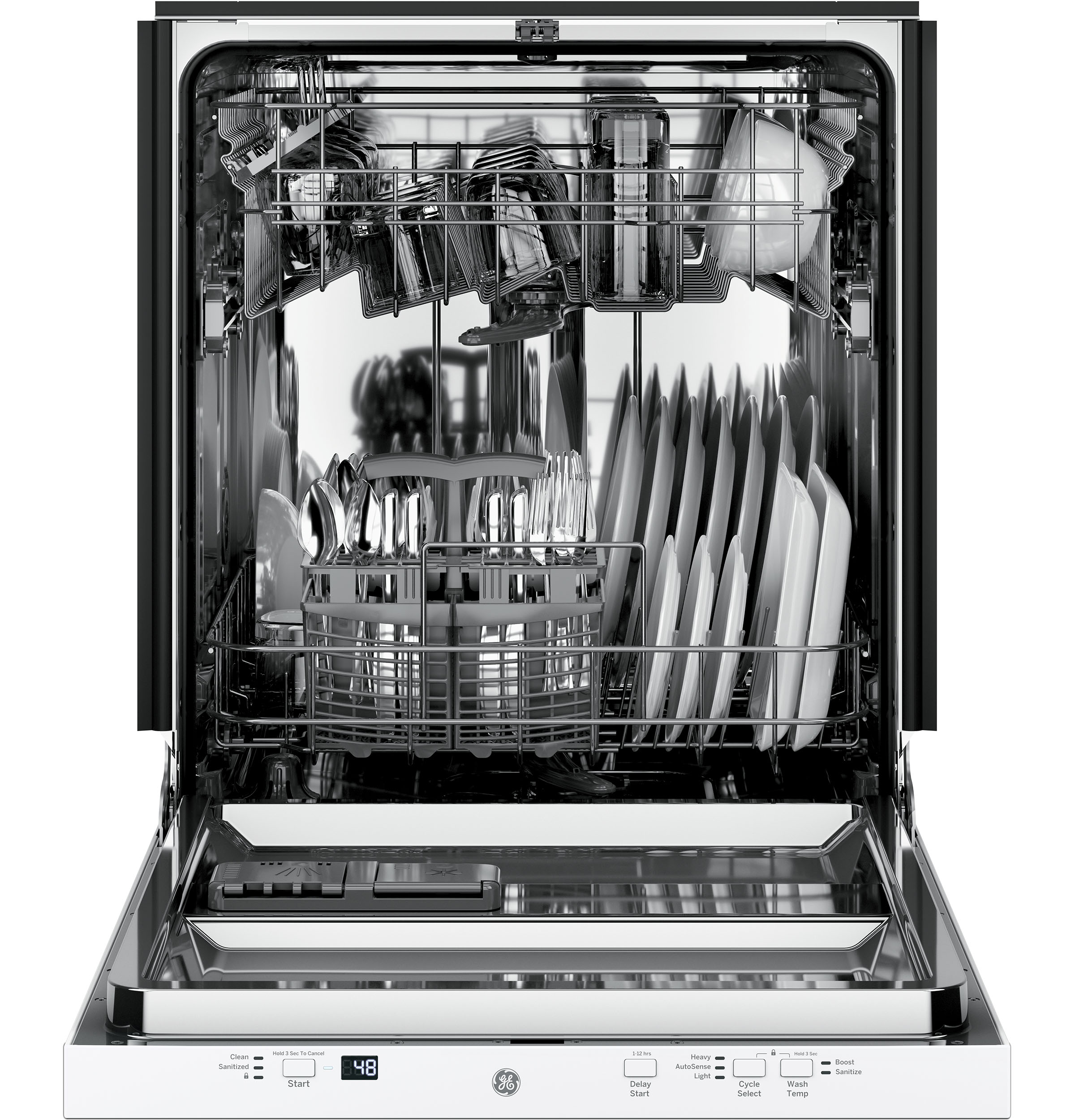 ADA Compliant Stainless Steel Interior Dishwasher with Sanitize Cycle view 5