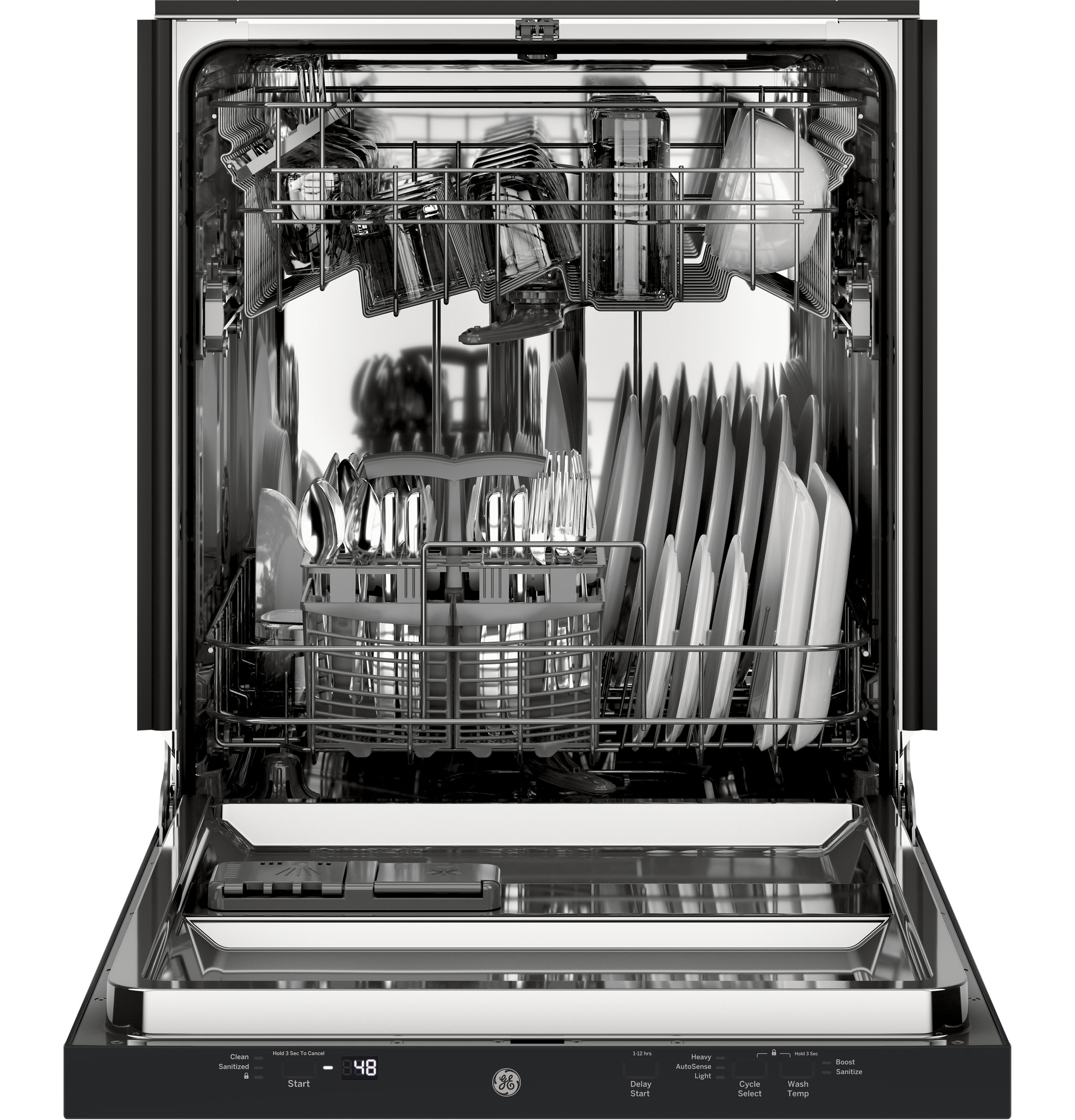 ADA Compliant Stainless Steel Interior Dishwasher with Sanitize Cycle view 2