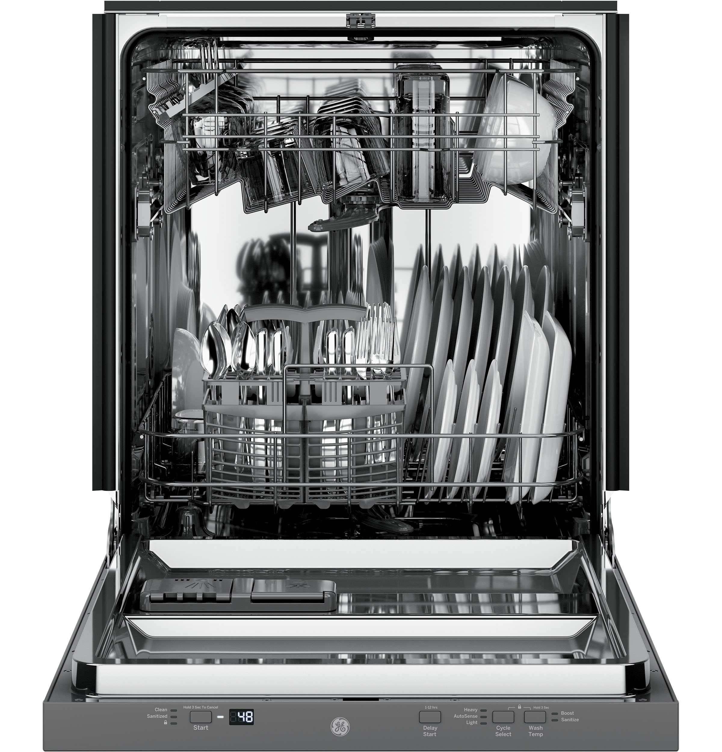 ADA Compliant Stainless Steel Interior Panel-Ready Dishwasher with Sanitize Cycle view 4