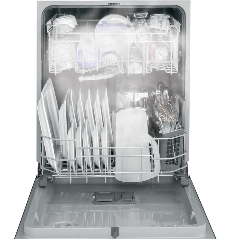 Top Control with Plastic Interior Dishwasher with Sanitize Cycle & Dry Boost GDT530PGPBB