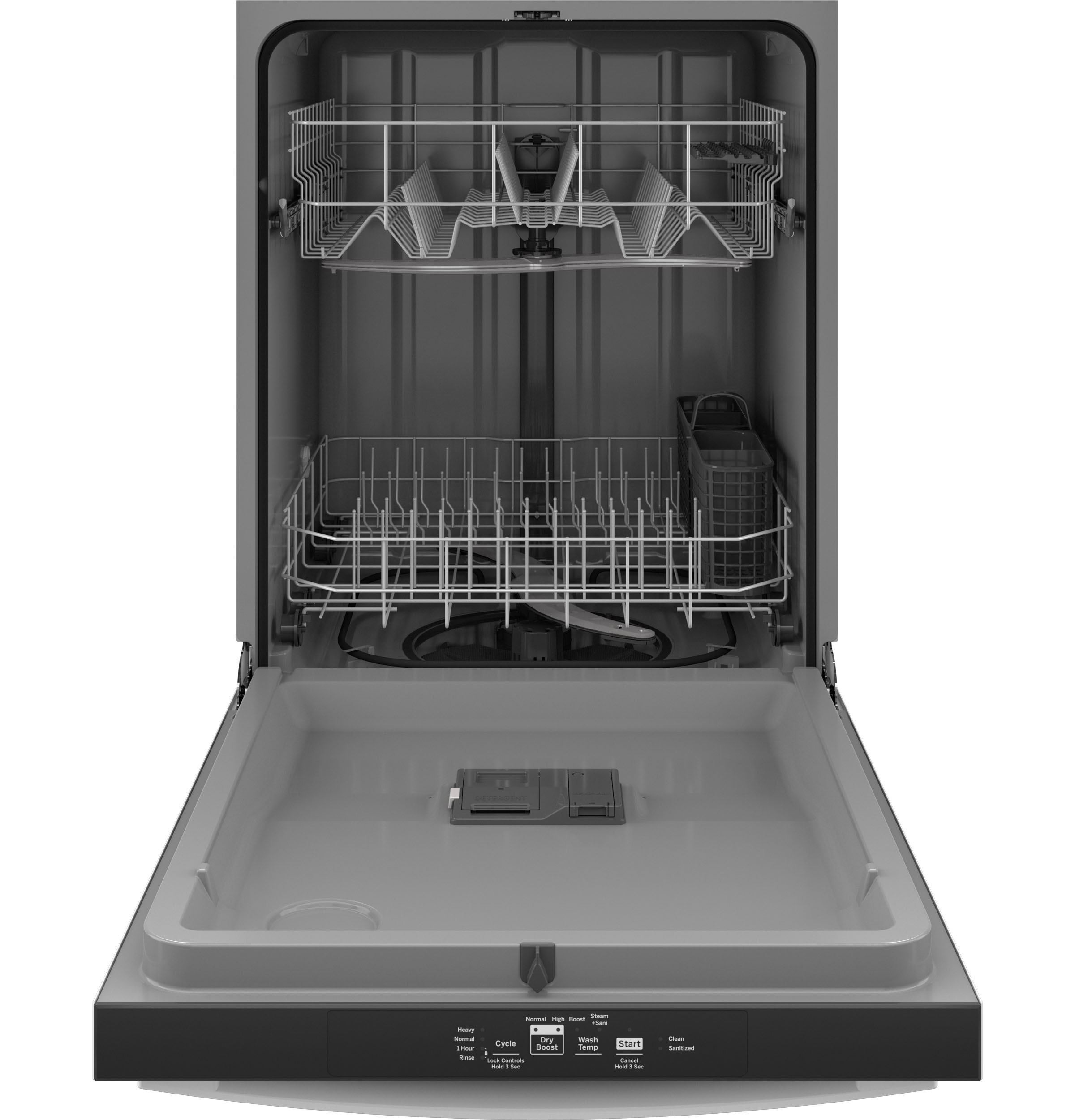 Top Control with Plastic Interior Dishwasher with Sanitize Cycle & Dry Boost view 2
