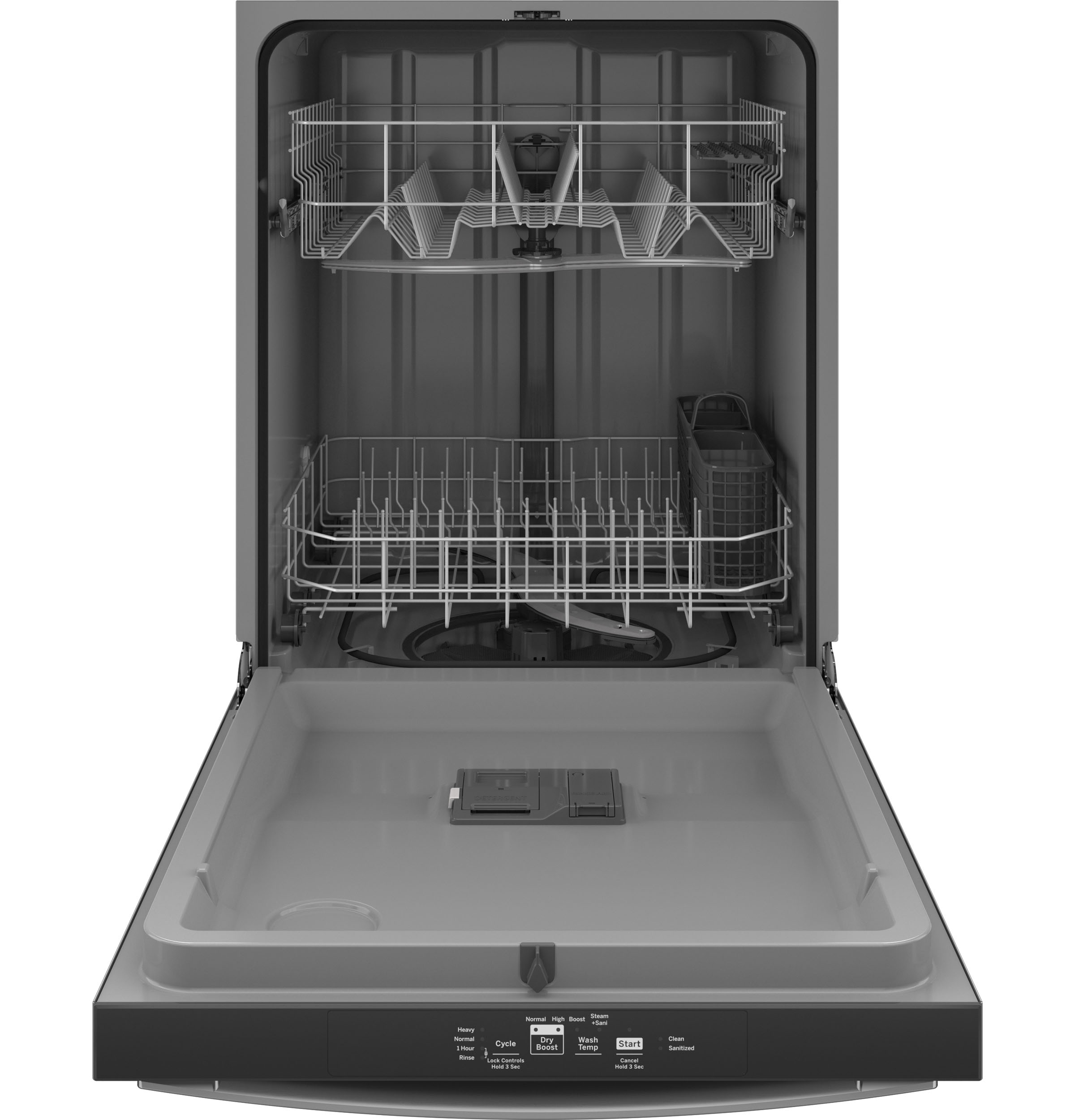 Top Control with Plastic Interior Dishwasher with Sanitize Cycle & Dry Boost view 2