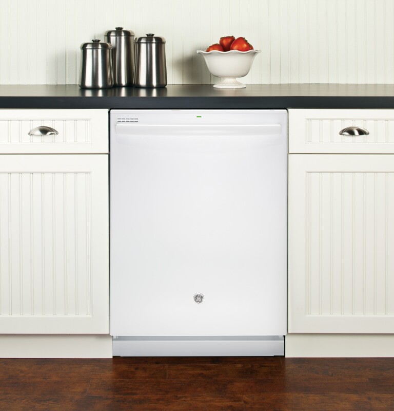 Hybrid Stainless Steel Interior Dishwasher with Hidden Controls GDT550HGDWW