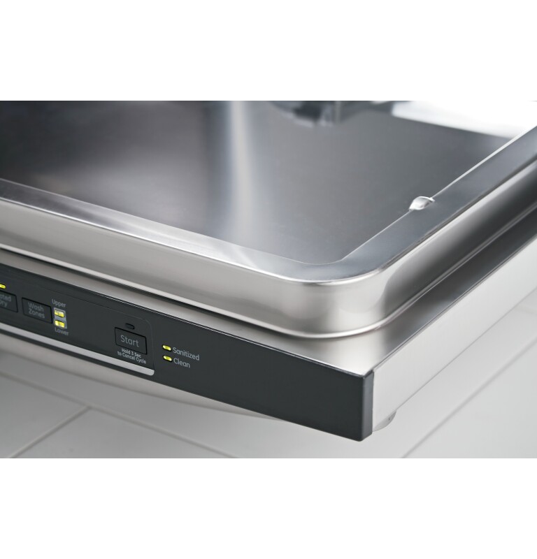 Hybrid Stainless Steel Interior Dishwasher with Hidden Controls GDT550HSDSS