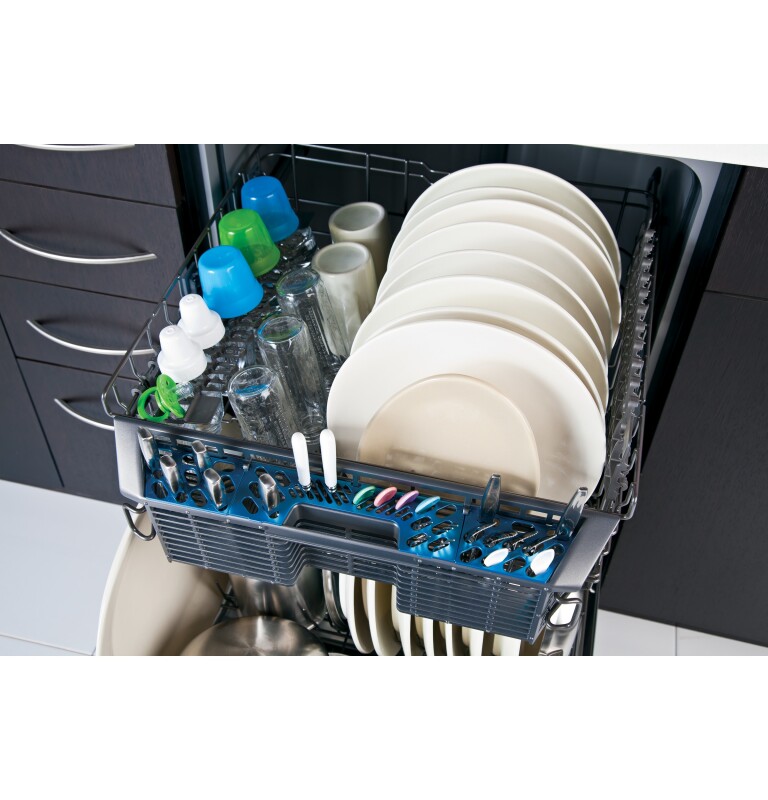 Hybrid Stainless Steel Interior Dishwasher with Hidden Controls GDT550HSDSS
