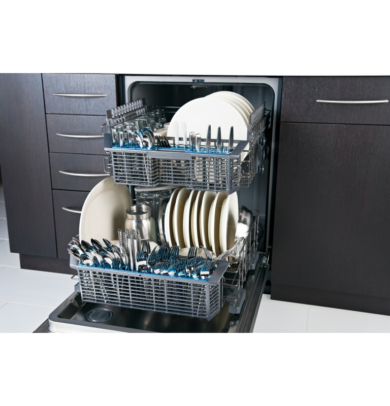 Hybrid Stainless Steel Interior Dishwasher with Hidden Controls GDT550HSDSS