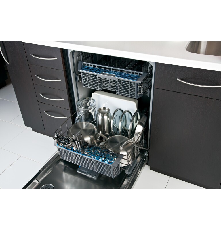Hybrid Stainless Steel Interior Dishwasher with Hidden Controls GDT550HSDSS