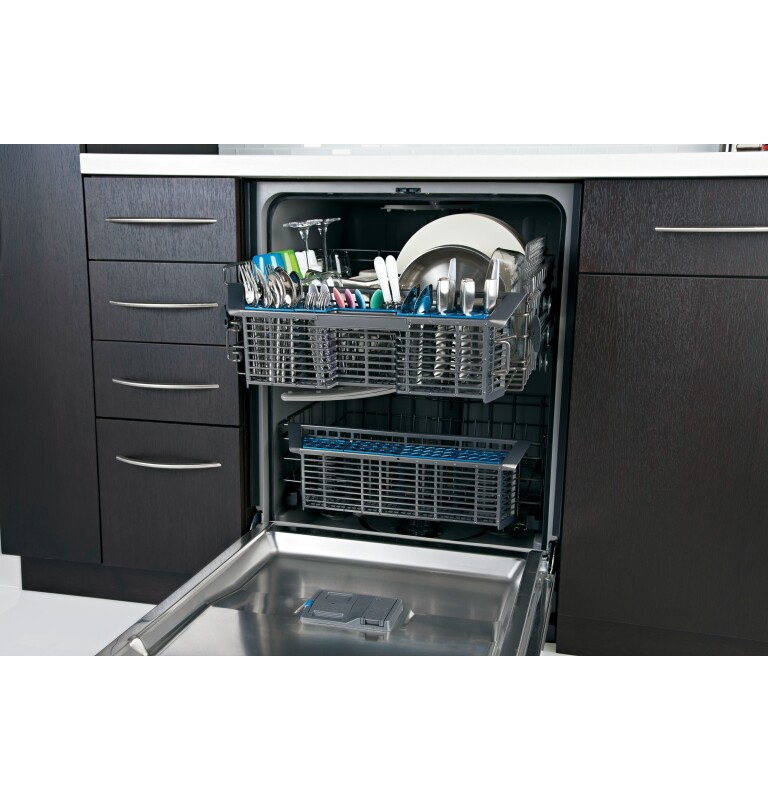 Hybrid Stainless Steel Interior Dishwasher with Hidden Controls GDT550HSDSS