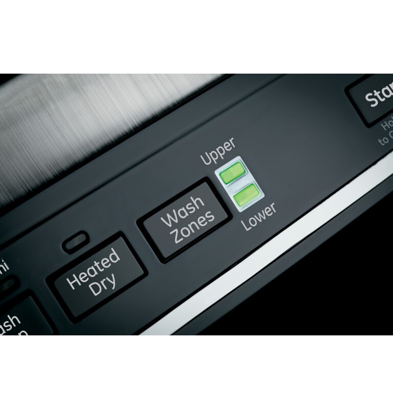 Hybrid Stainless Steel Interior Dishwasher with Hidden Controls GDT550HSDSS