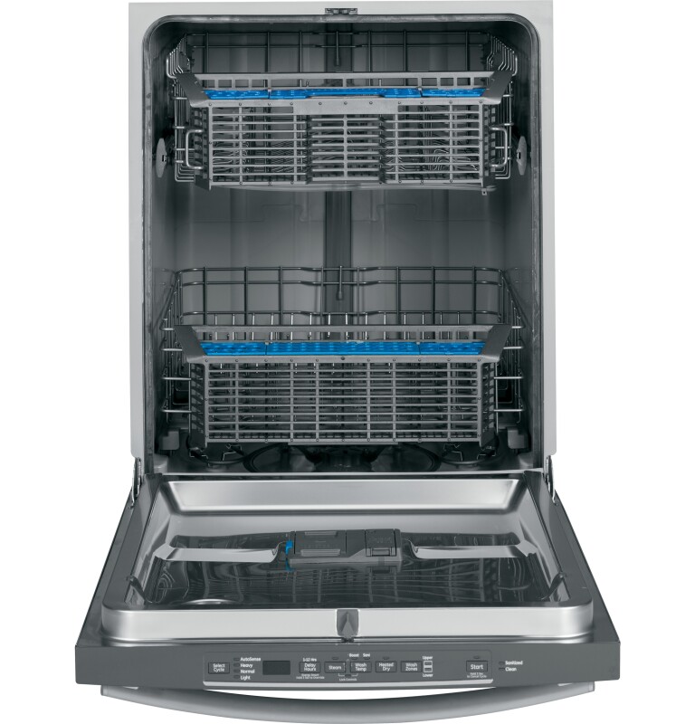 Hybrid Stainless Steel Interior Dishwasher with Hidden Controls GDT550HSDSS
