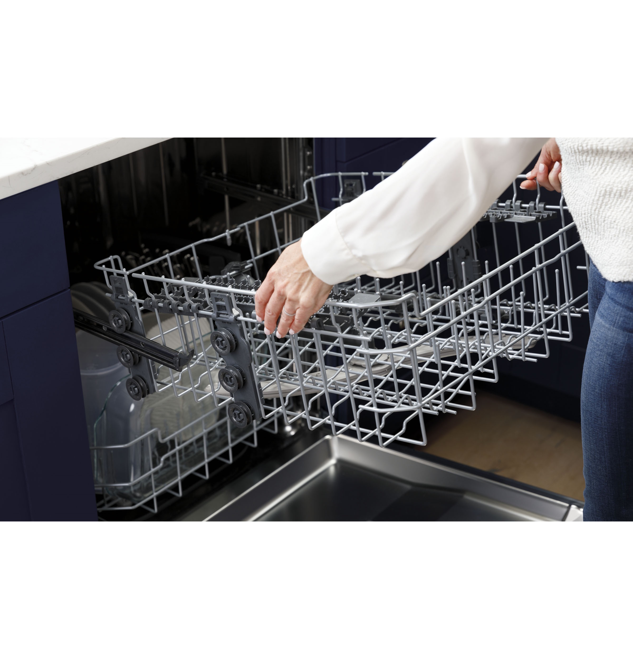 Top Control with Plastic Interior Dishwasher with Sanitize Cycle & Dry Boost view 12