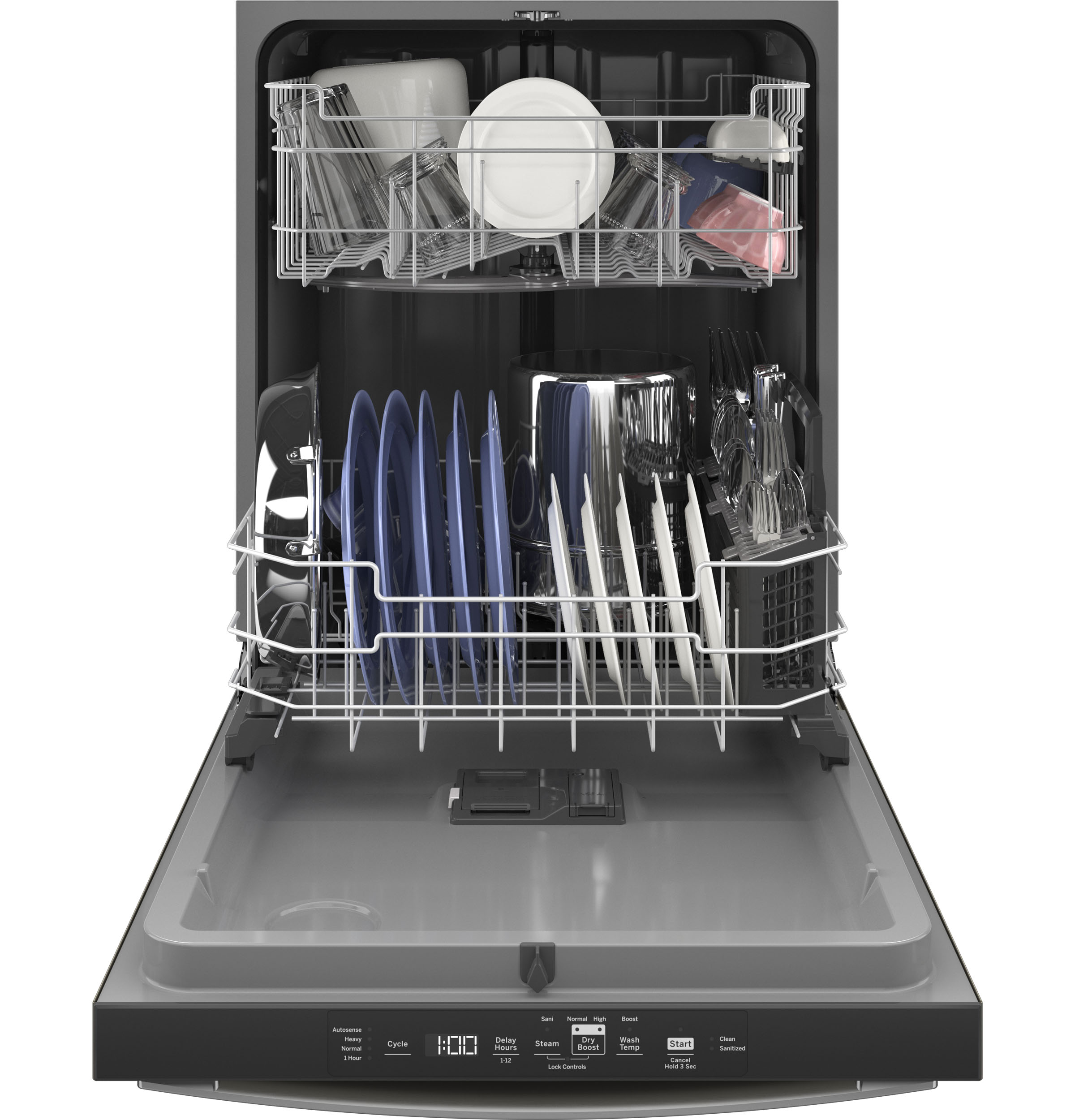 Top Control with Plastic Interior Dishwasher with Sanitize Cycle & Dry Boost view 15