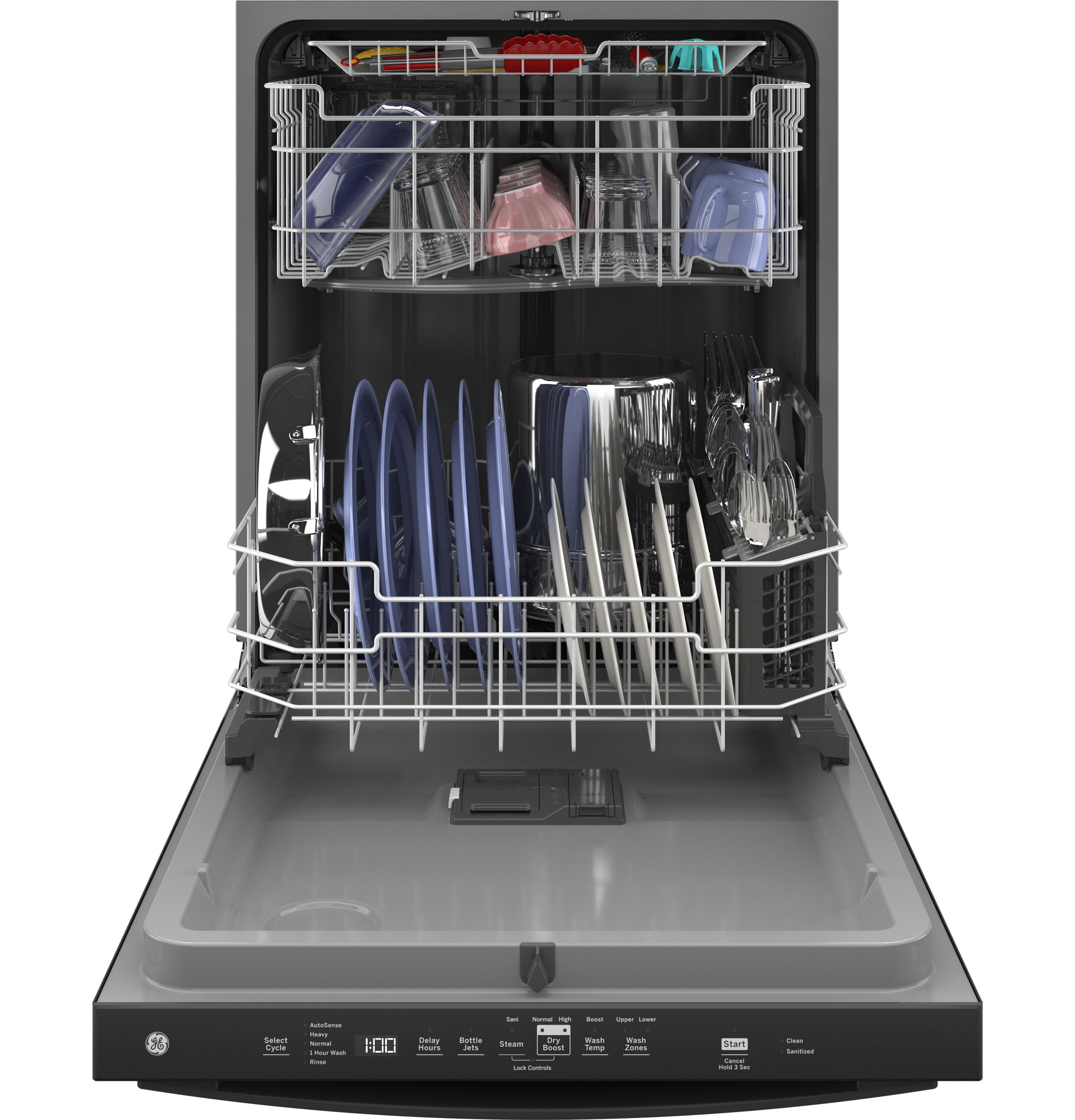 Top Control with Plastic Interior Dishwasher with Sanitize Cycle & Dry Boost view 23