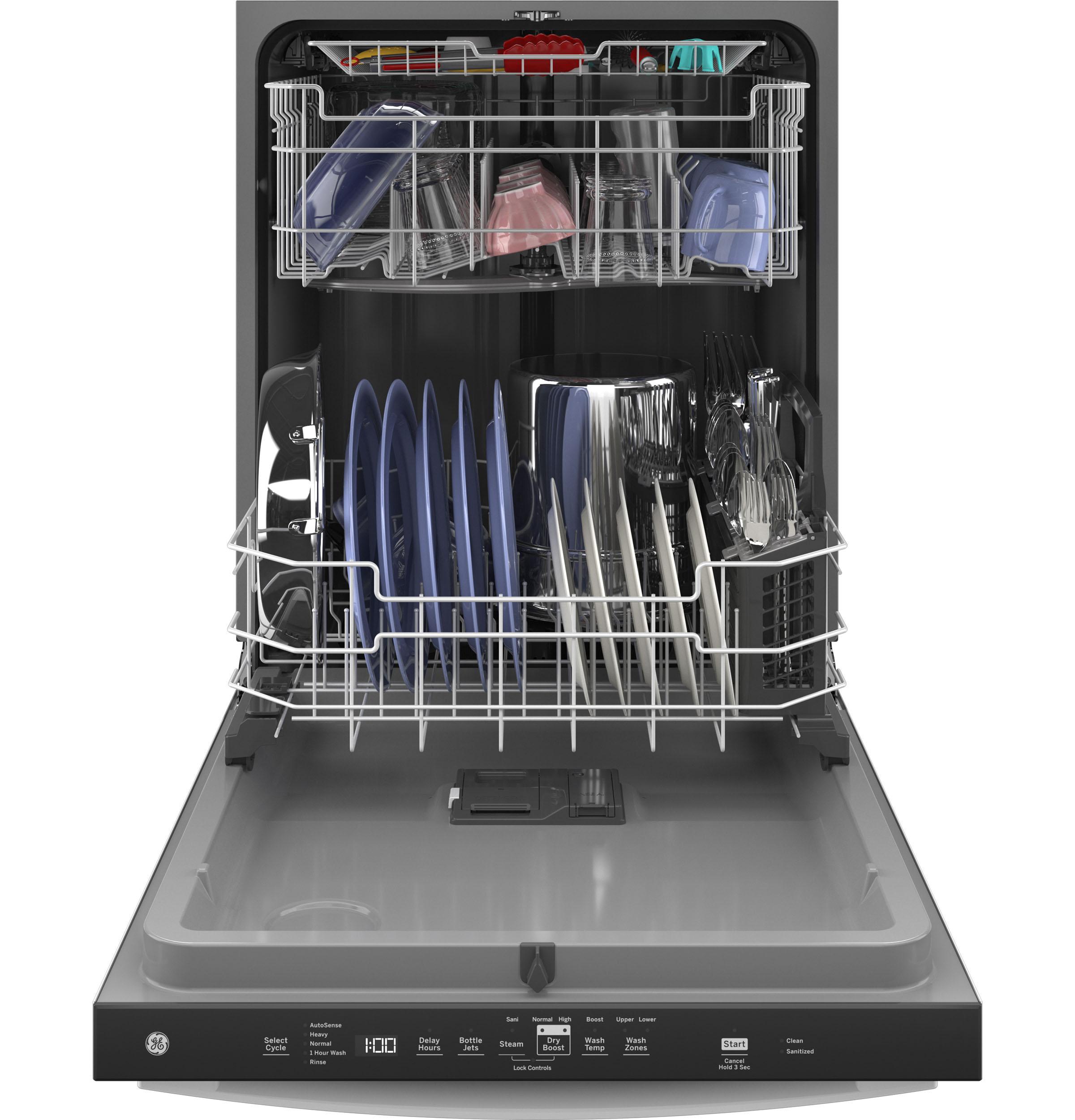 Top Control with Plastic Interior Dishwasher with Sanitize Cycle & Dry Boost view 23