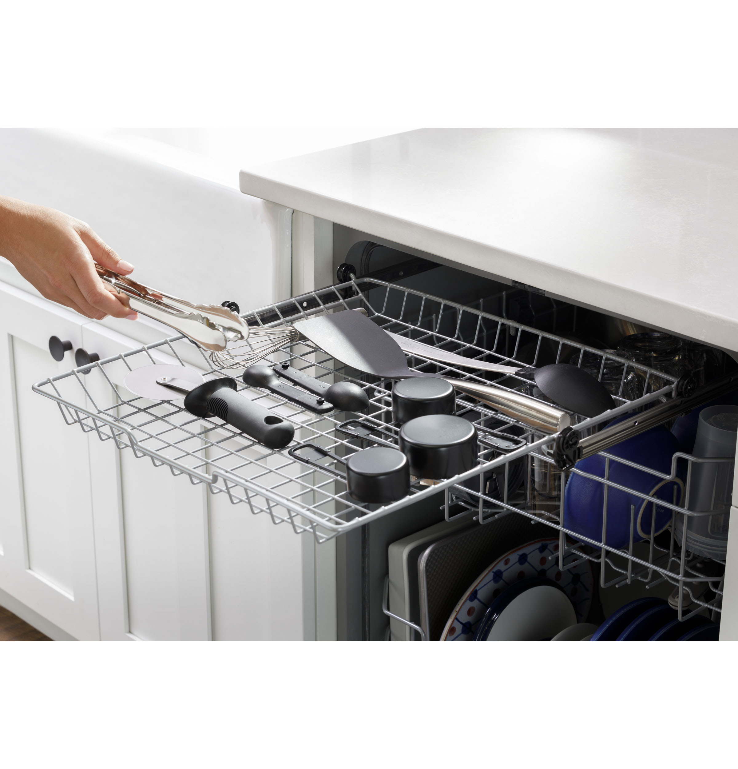 Top Control with Plastic Interior Dishwasher with Sanitize Cycle & Dry Boost view 14
