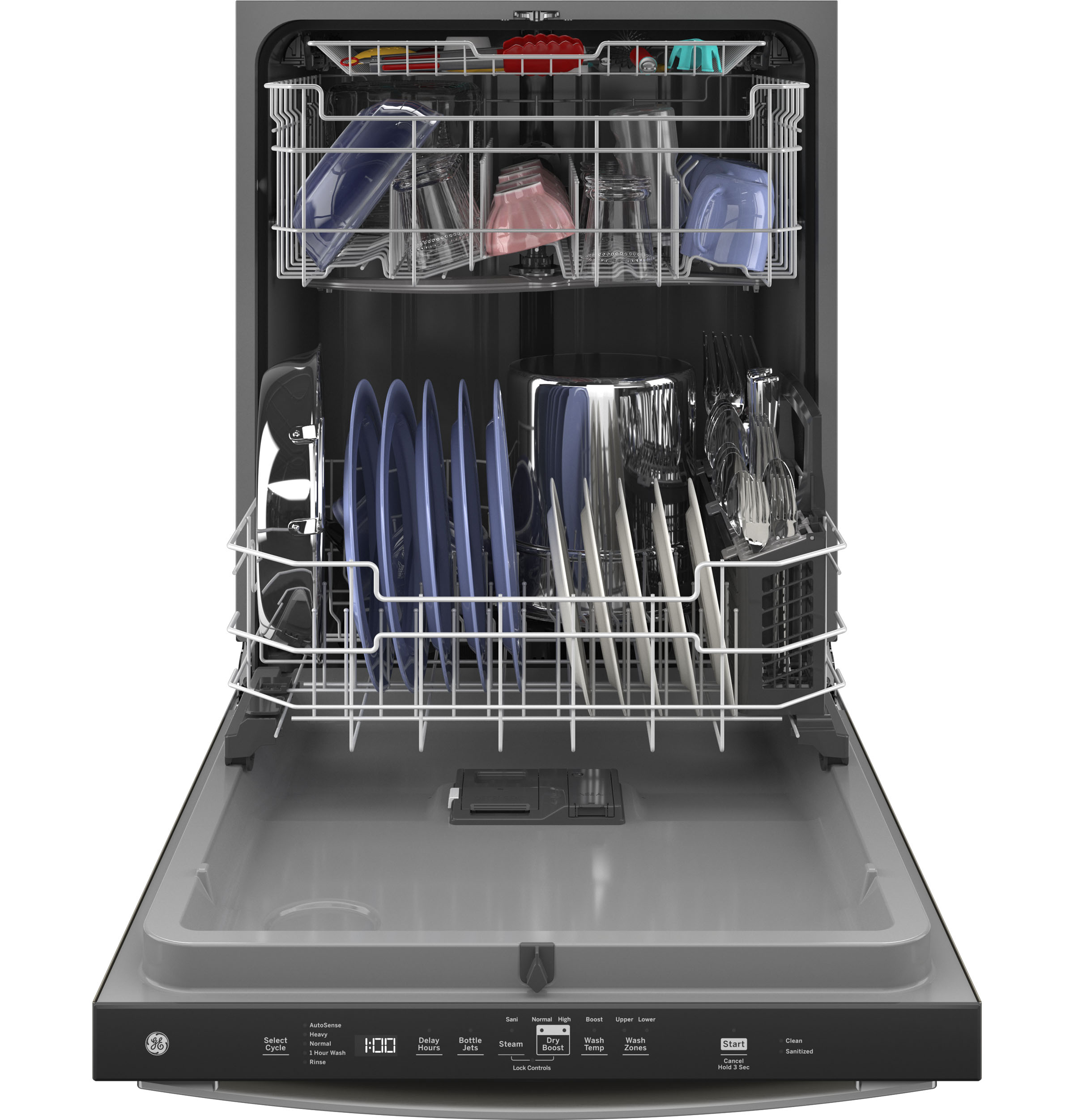 Top Control with Plastic Interior Dishwasher with Sanitize Cycle & Dry Boost view 23