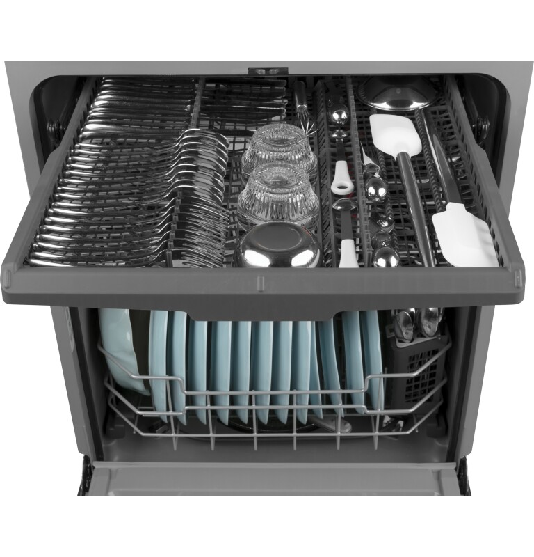 Top Control with Plastic Interior Dishwasher with Sanitize Cycle & Dry Boost GDT630PSMSS