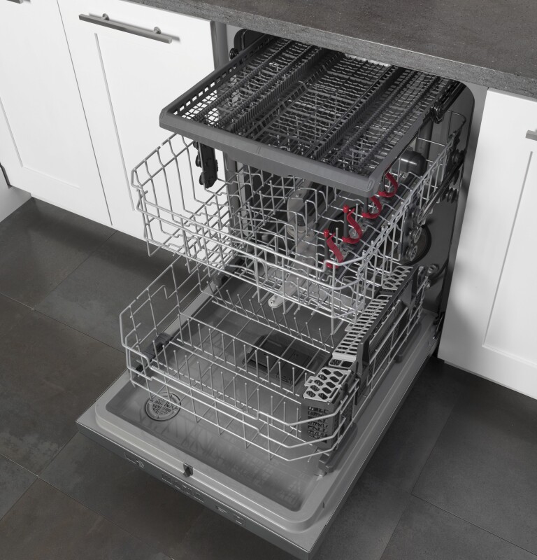 Top Control with Plastic Interior Dishwasher with Sanitize Cycle & Dry Boost GDT630PSMSS