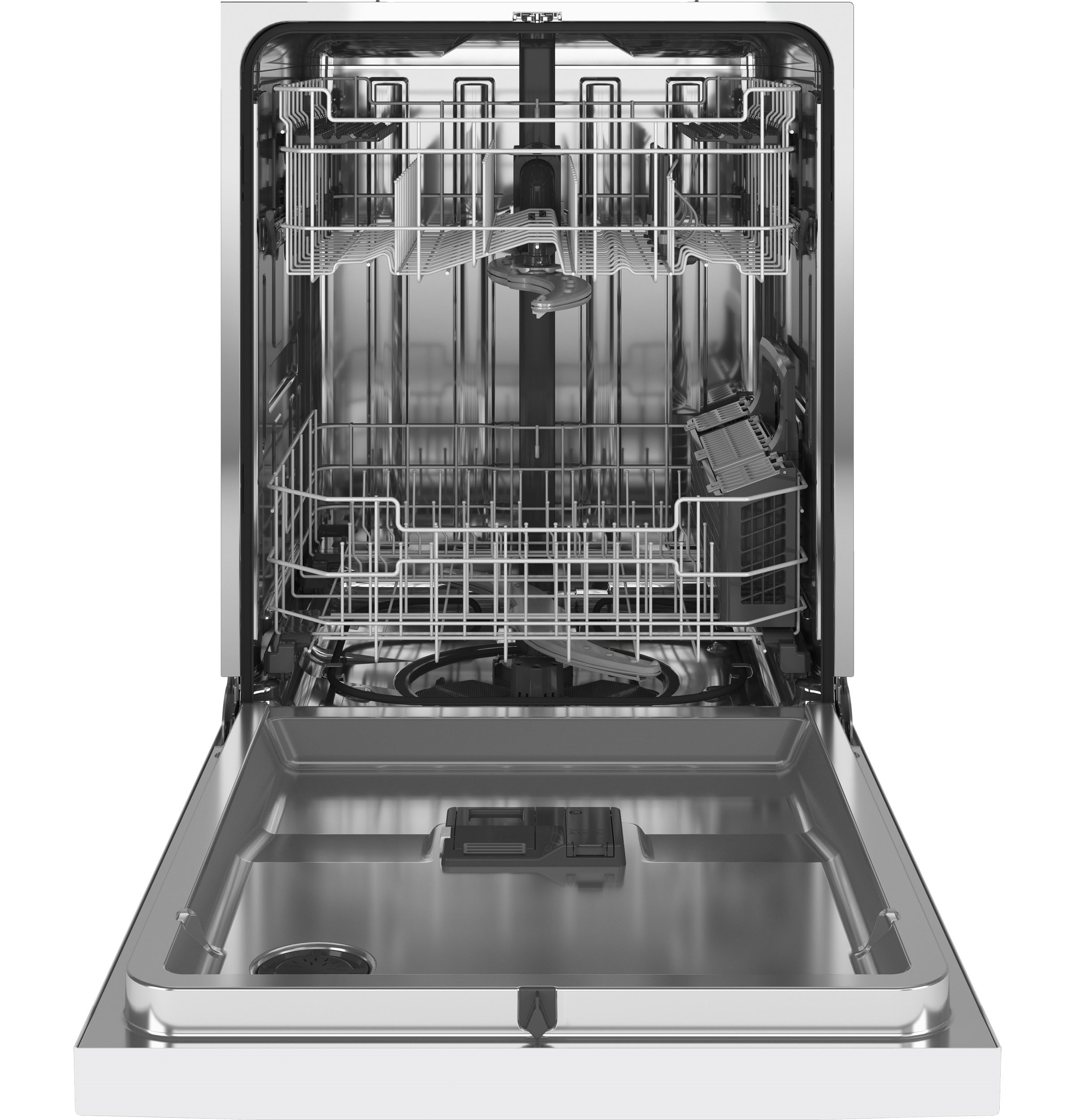 Top Control with Stainless Steel Interior Dishwasher with Sanitize Cycle & Dry Boost with Fan Assist GDT645SGNWW