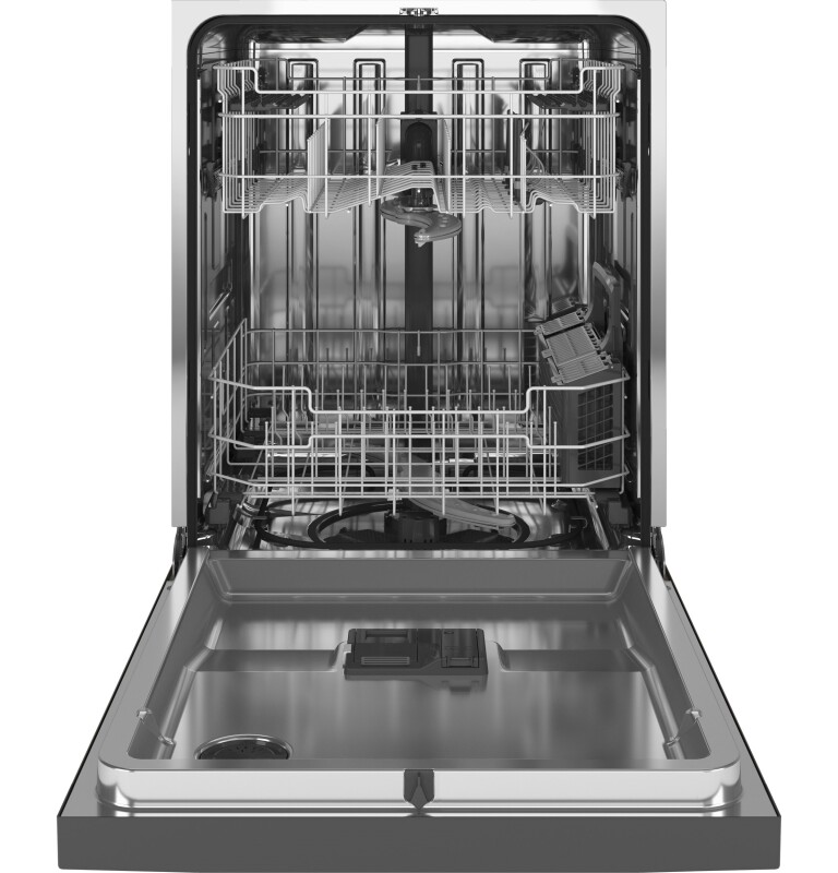 Top Control with Stainless Steel Interior Dishwasher with Sanitize Cycle & Dry Boost with Fan Assist GDT645SMNES