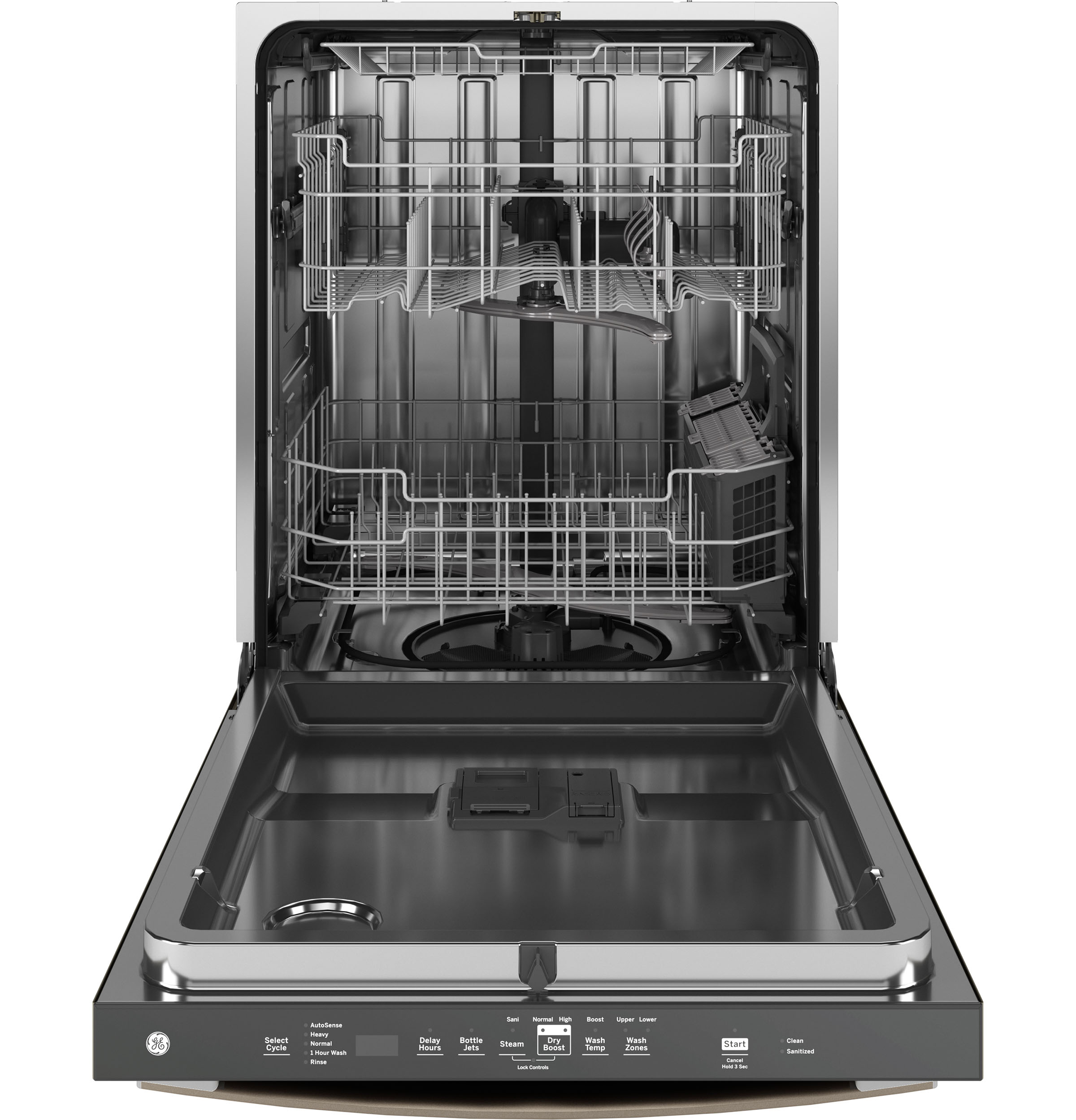 Fingerprint Resistant Top Control with Stainless Steel Interior Dishwasher with Sanitize Cycle view 16