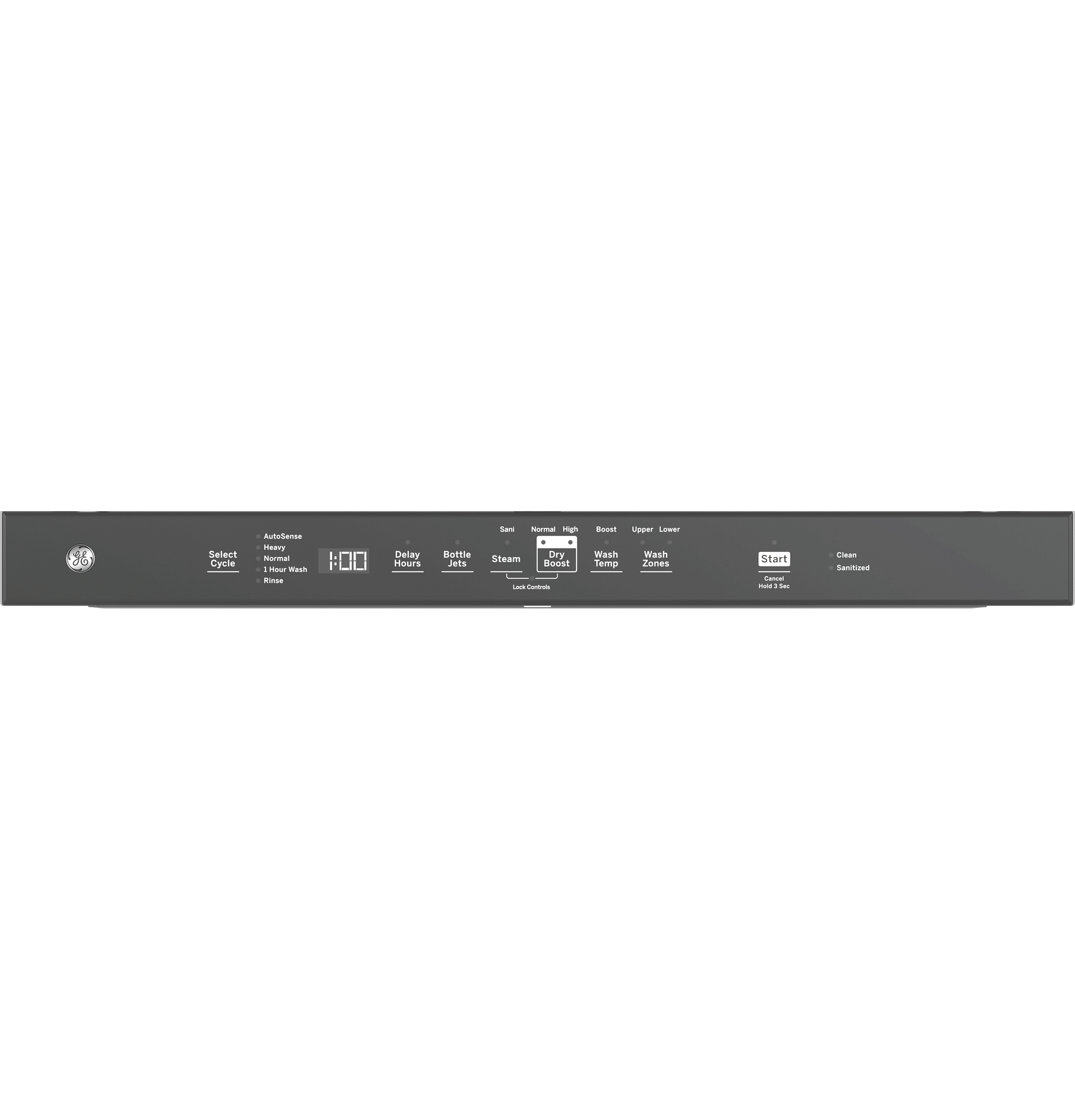 Fingerprint Resistant Top Control with Stainless Steel Interior Dishwasher with Sanitize Cycle view 27