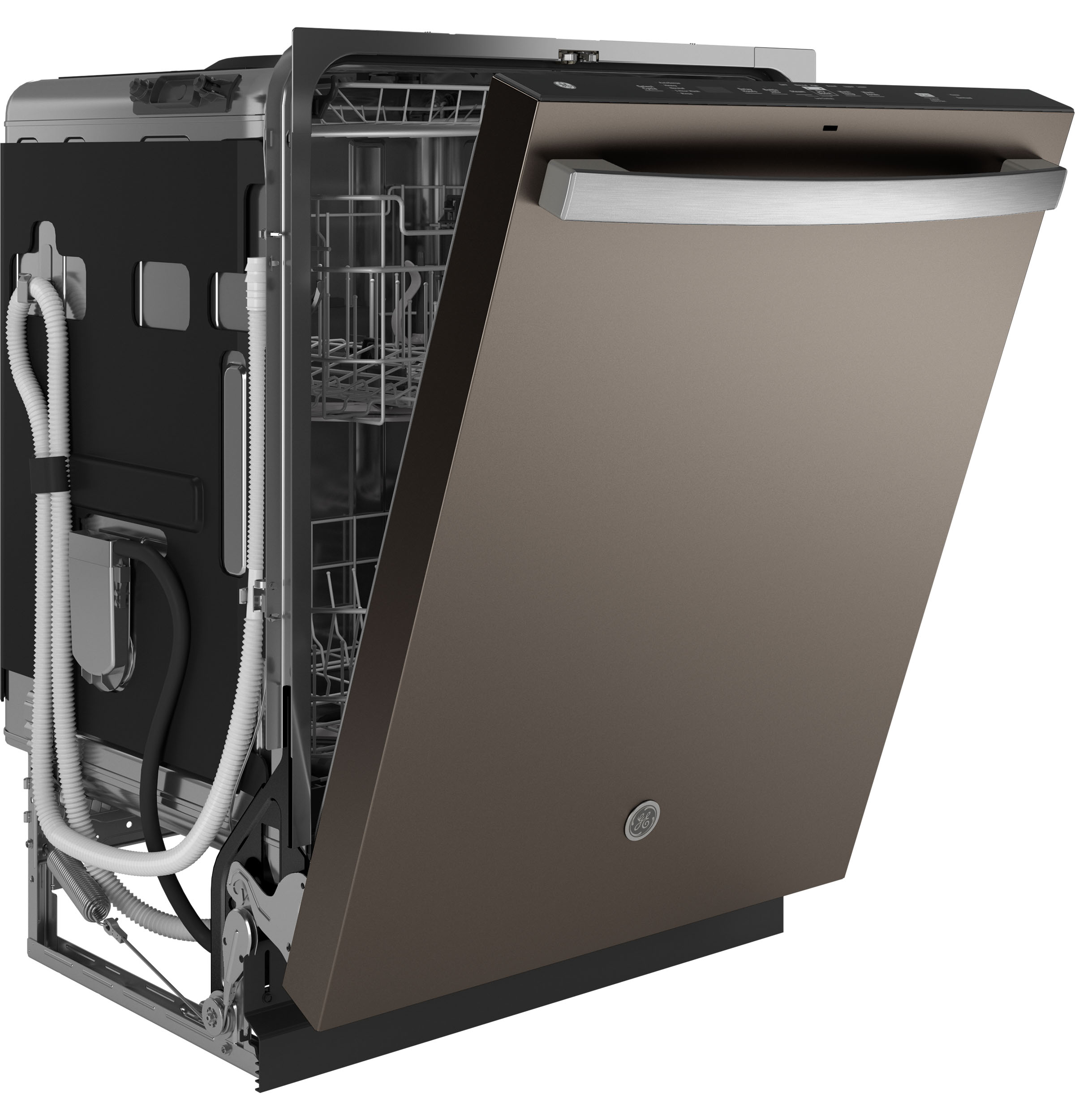 Fingerprint Resistant Top Control with Stainless Steel Interior Dishwasher with Sanitize Cycle view 7