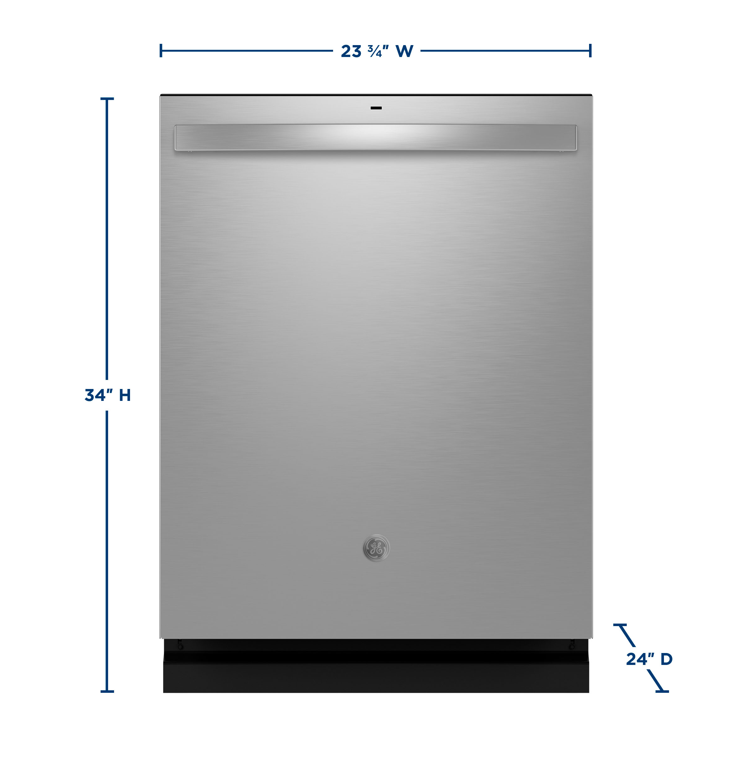 Fingerprint Resistant Top Control with Stainless Steel Interior Dishwasher with Sanitize Cycle view 7
