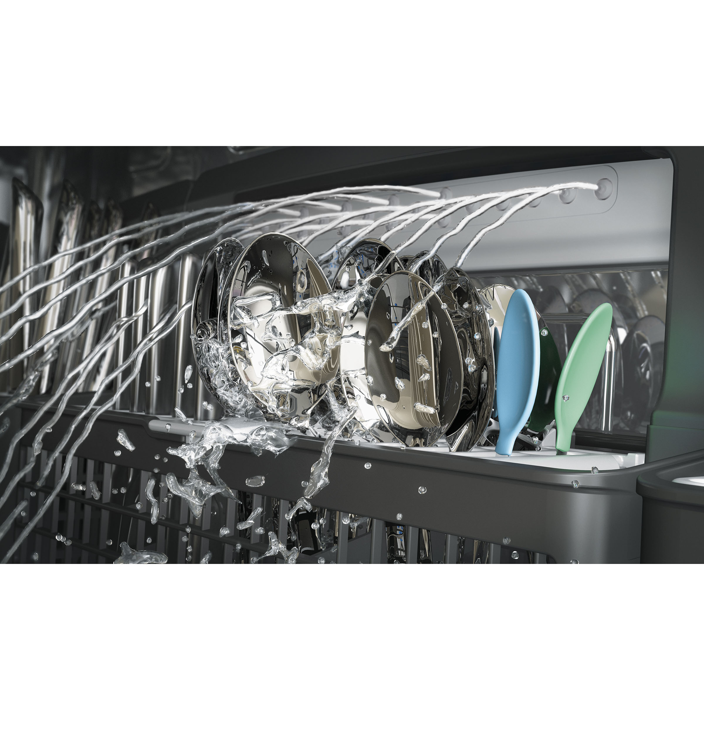 Stainless Steel Interior Dishwasher with Hidden Controls GDT740SIFII