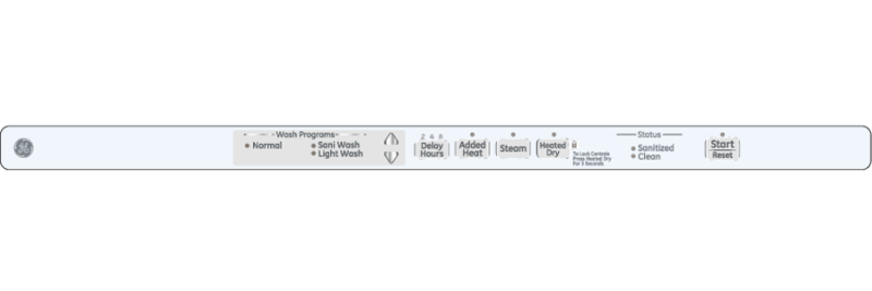Built-In Dishwasher with Hidden Controls GDWT260RSS