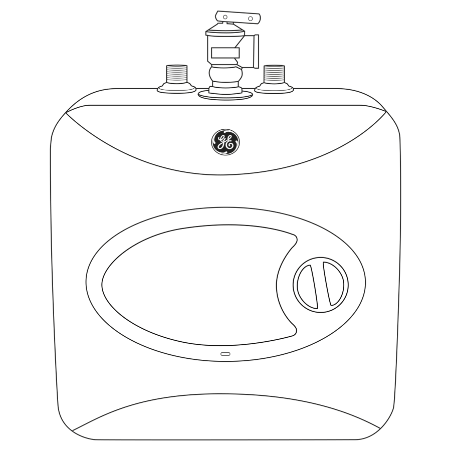 2.5 Gallon Electric Point of Use Water Heater GE02P08BAR
