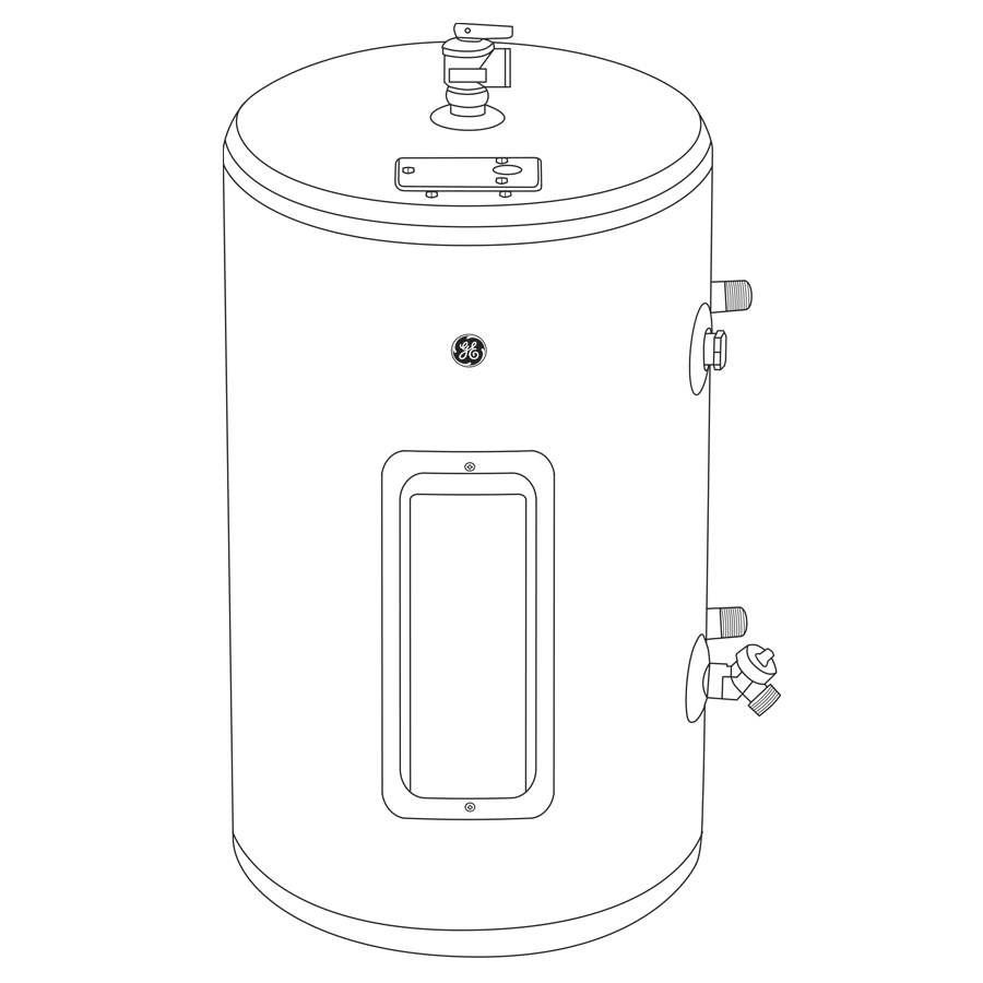 10 Gallon Electric Point of Use Water Heater GE10P08BAR