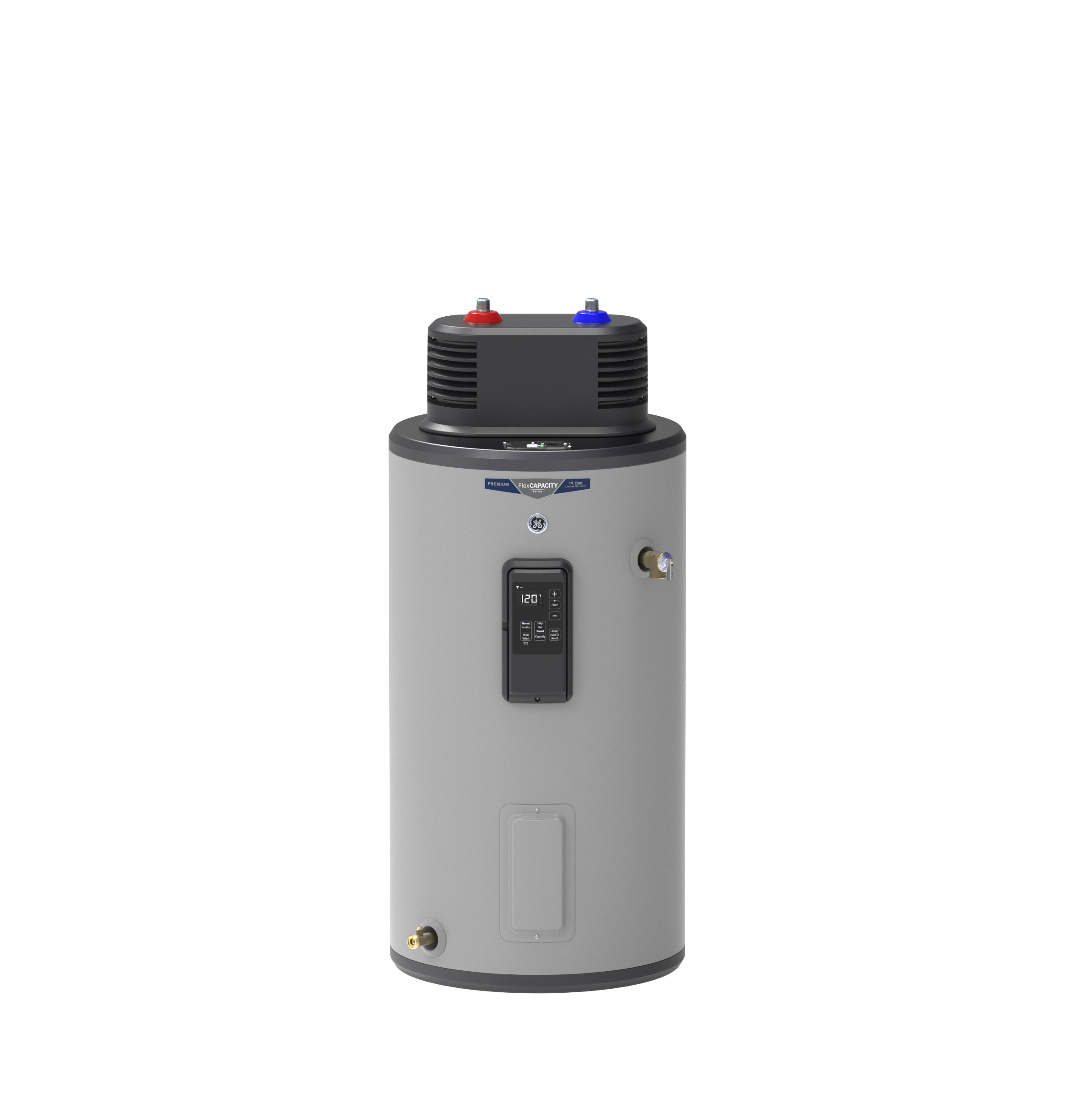 Smart 30 Gallon Electric Water Heater with Flexible Capacity GE30S10BMM