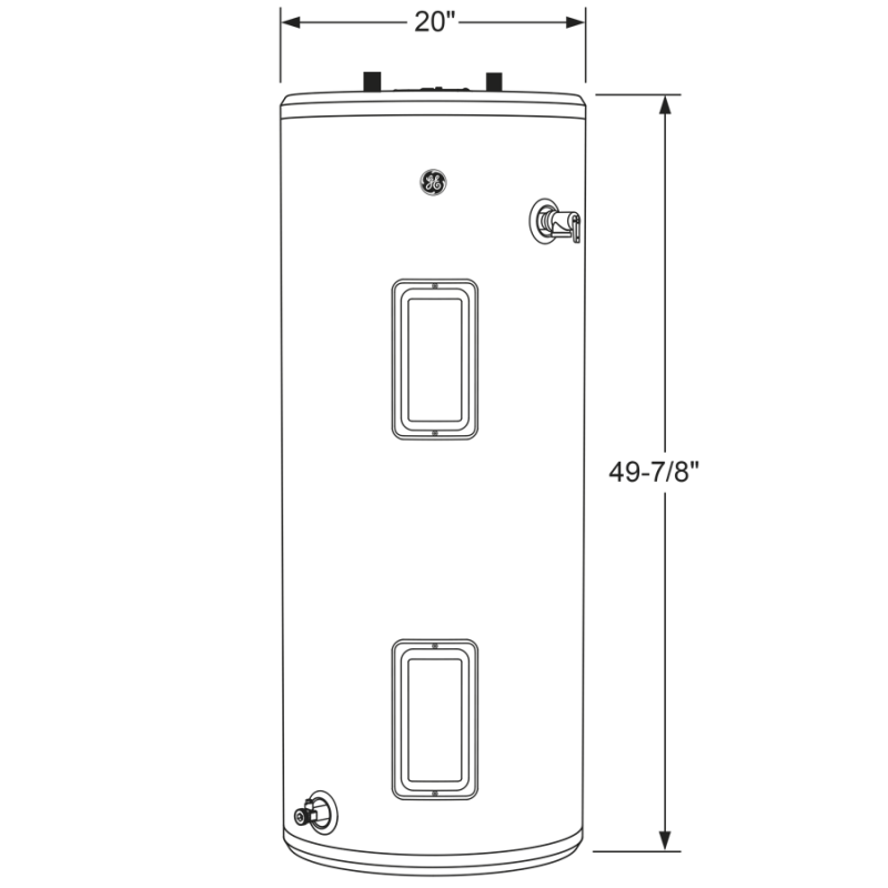 30 Gallon Tall Electric Water Heater view 8