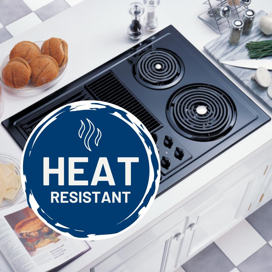 Range 4-Piece Porcelain Drip Pan Set – 4-Pack Includes 3 6" and 1 8" Pans GE3618PA
