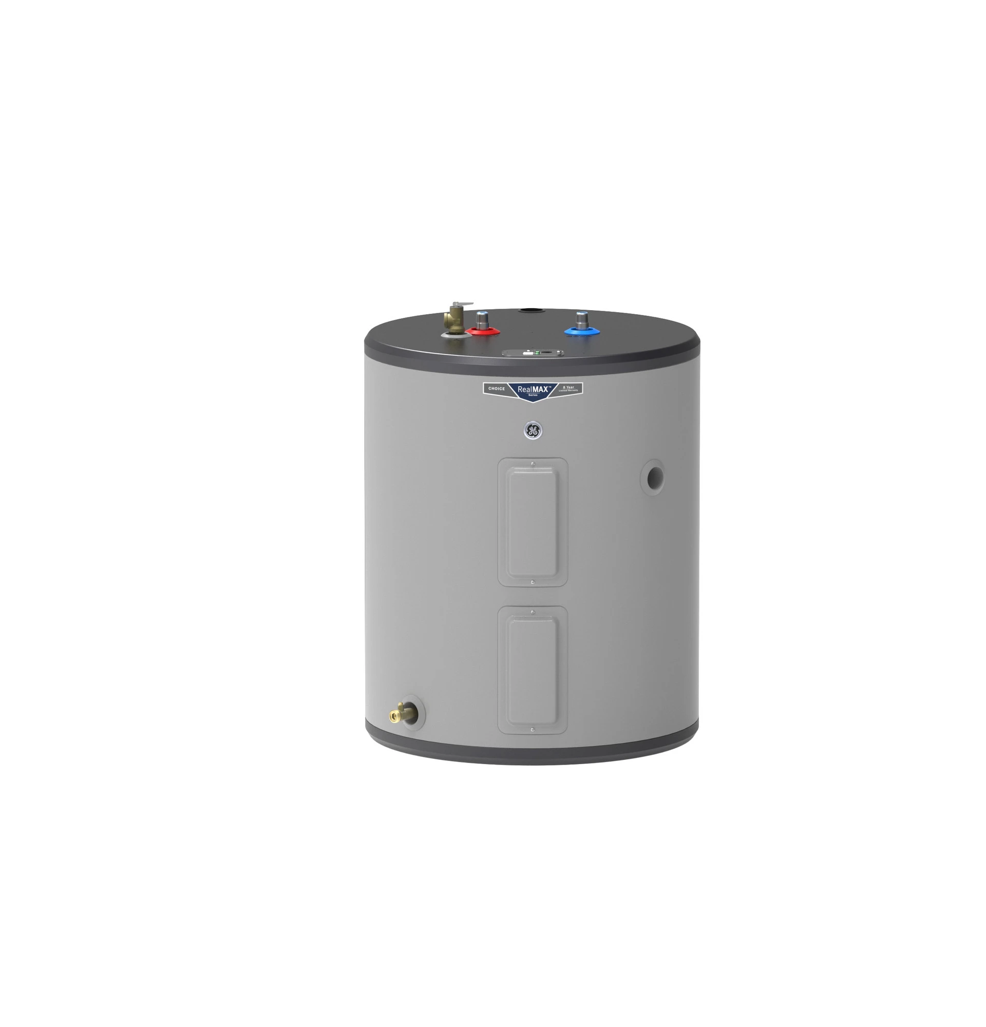 GE® 36 Gallon Top Port Lowboy Top T&P Electric Water Heater GE40L08BTY
