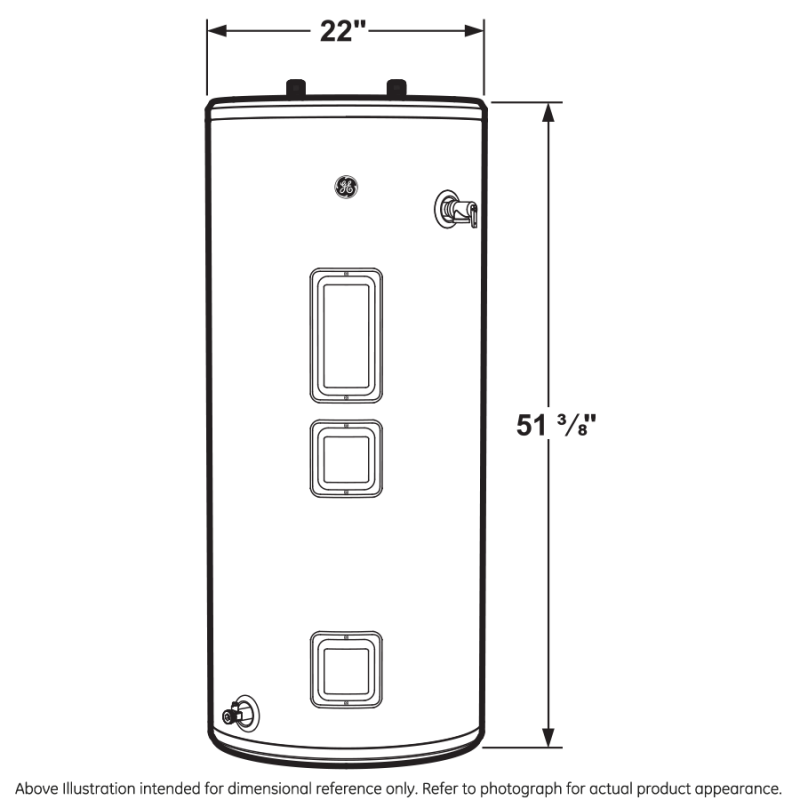 40 Gallon Short Electric Water Heater GE40S08BAM