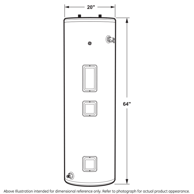 40 Gallon Tall Electric Water Heater GE40T08BAM, product image 16 of 21