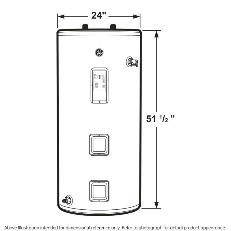 Smart 50 Gallon Short Electric Water Heater GE50S10BLM, product image 9 of 15