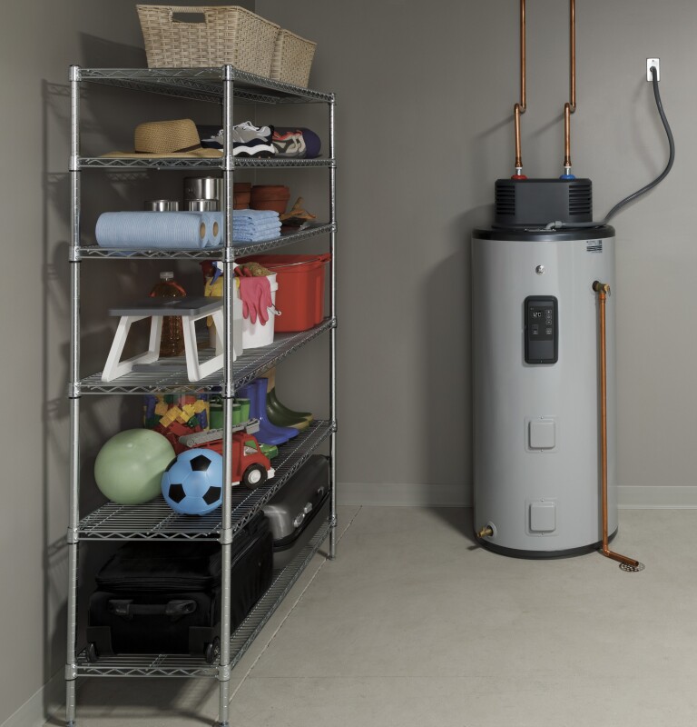Smart 50 Gallon Electric Water Heater with Flexible Capacity GE50S10BMM, product image 7 of 29