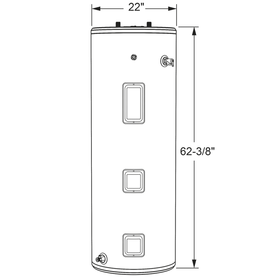50 Gallon Tall Electric Water Heater view 7