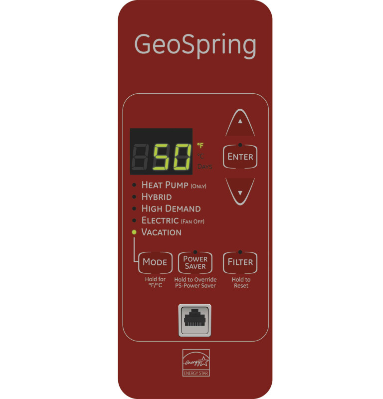 GeoSpring hybrid electric water heater GEH50DEEDSR