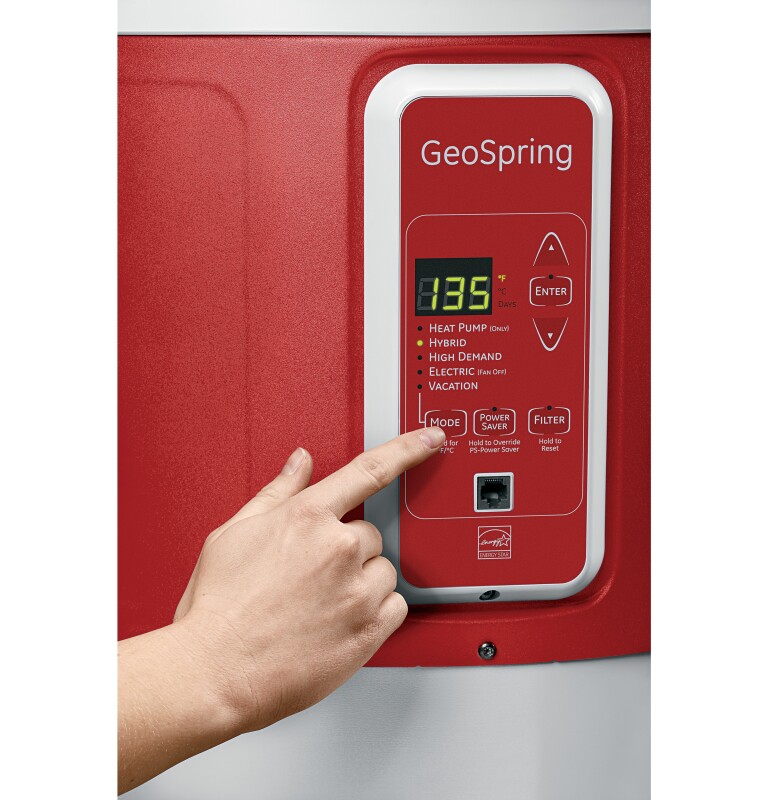GeoSpring hybrid electric water heater GEH50DEEDSR