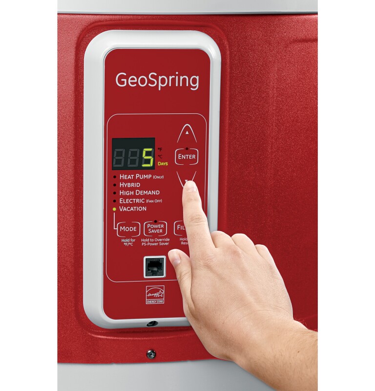 GeoSpring hybrid electric water heater GEH50DEEDSR