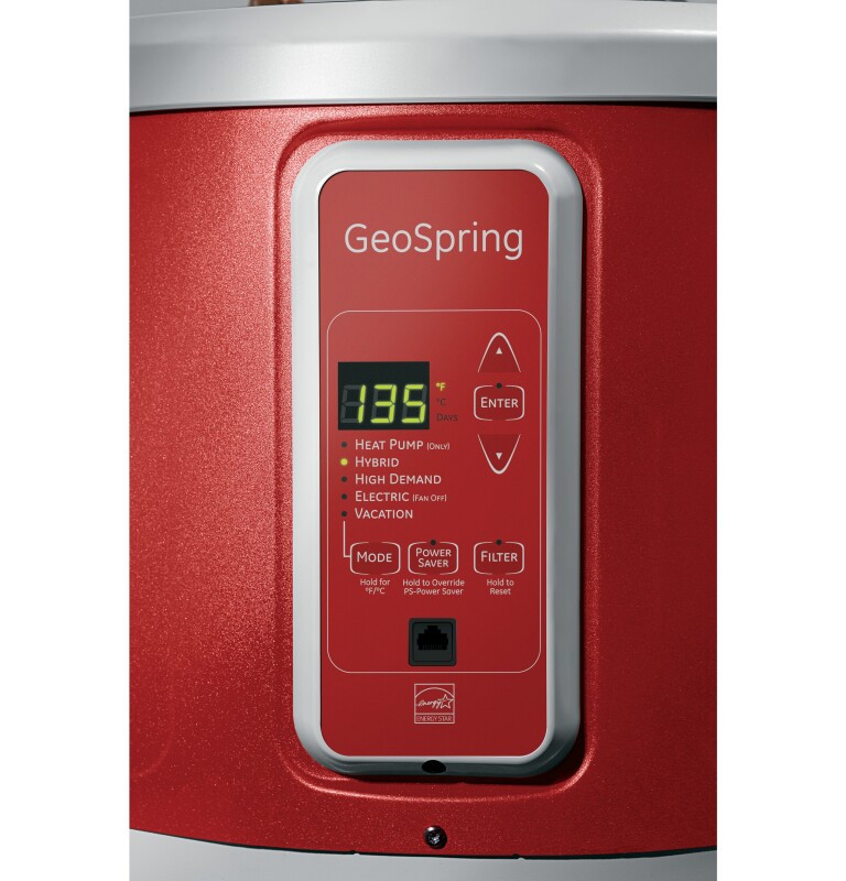 GeoSpring hybrid electric water heater GEH50DEEDSR